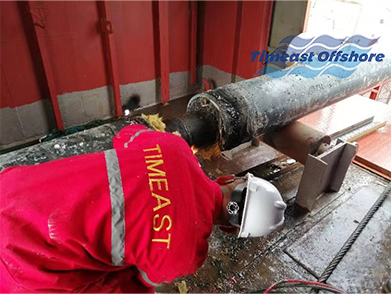 原渤西油氣處理廠登陸（lù）管道與高沙（shā）嶺（lǐng）港區10萬噸級航道一期工程及（jí）防波堤一（yī）期工程（chéng）交叉影響區域部分海底管道回收工程（2018年--中（zhōng）海（hǎi）油）