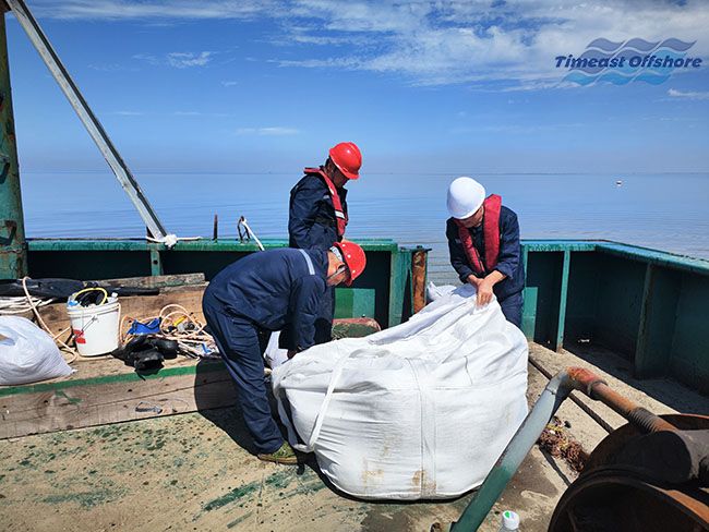 月東油田2024年海管懸空（kōng）治理施工項目完工